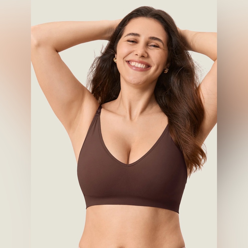 Seamless Soft Knit Nursing Bra